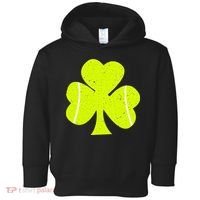 Tennis Ball St Patricks Day Shamrock Toddler Hoodie thumb 0