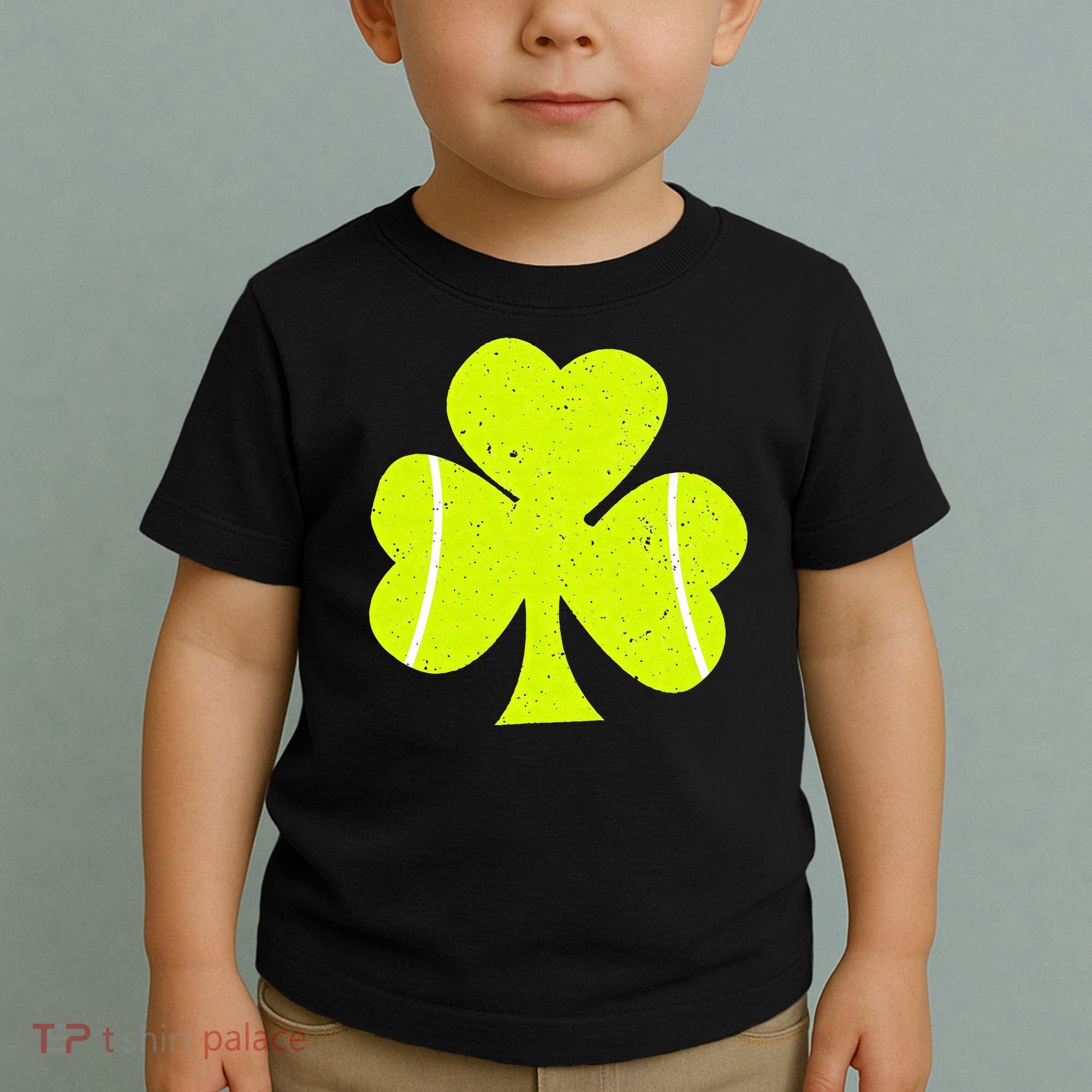 Tennis Ball St Patricks Day Shamrock Toddler T-Shirt