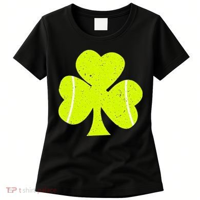 Tennis Ball St Patricks Day Shamrock Women's T-Shirt