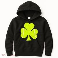 Tennis Ball St Patricks Day Shamrock Kids Hoodie thumb 0