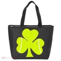 Tennis Ball St Patricks Day Shamrock Tote Bag thumb 0