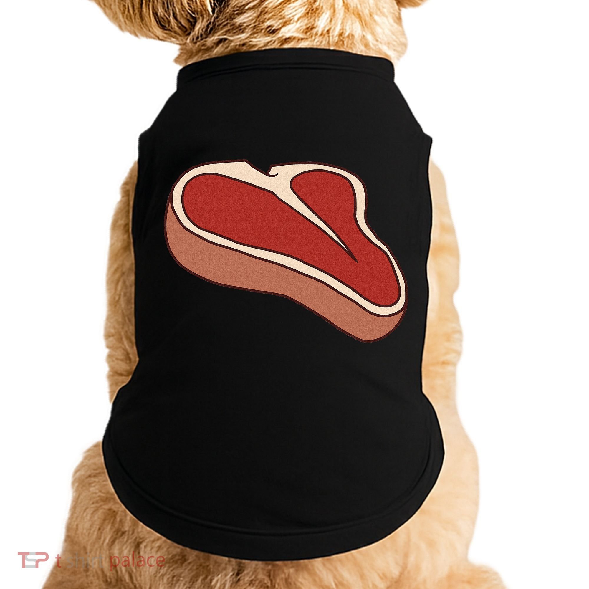 T Bone Steak Last Minute Halloween Costume Funny Gift Doggie Tank