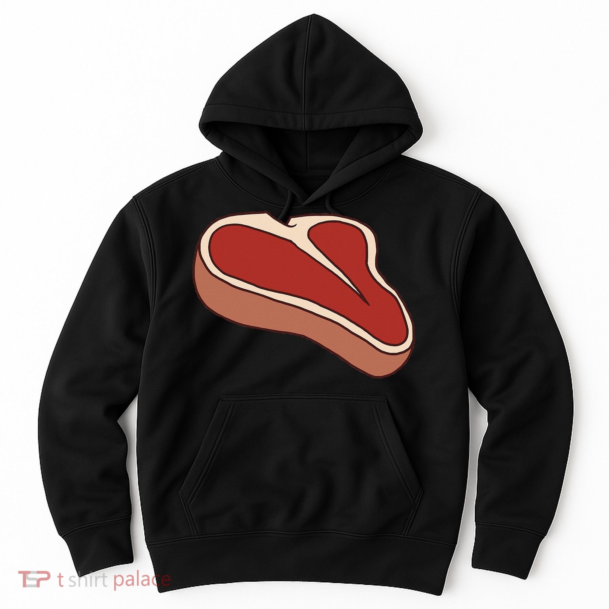 T Bone Steak Last Minute Halloween Costume Funny Gift Hoodie