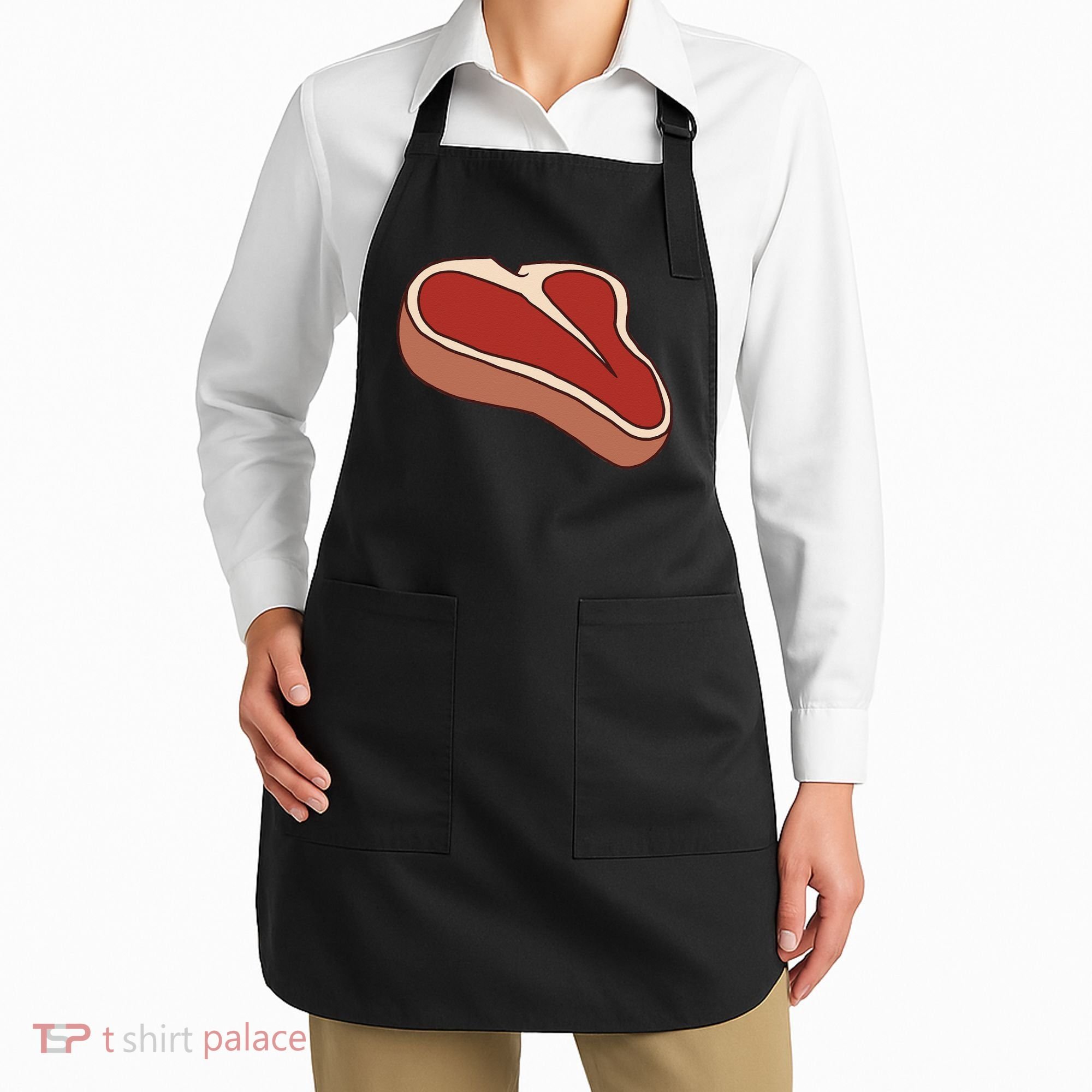 T Bone Steak Last Minute Halloween Costume Funny Gift Apron