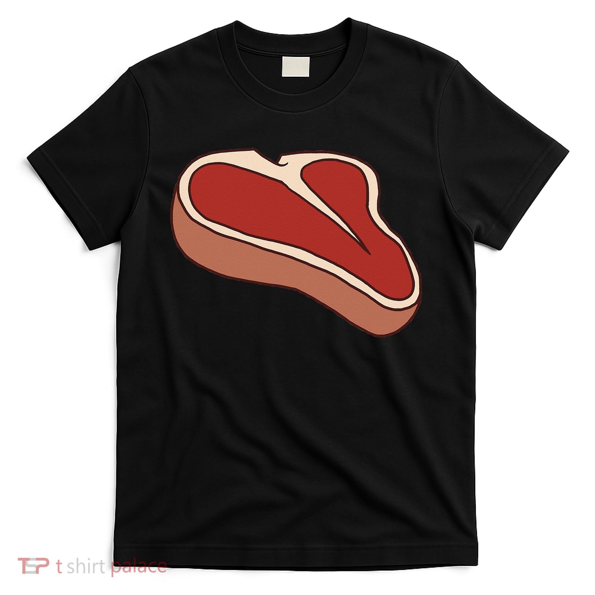 T Bone Steak Last Minute Halloween Costume Funny Gift T-Shirt
