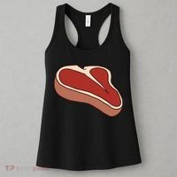 T Bone Steak Last Minute Halloween Costume Funny Gift Women's Tank Top thumb 3