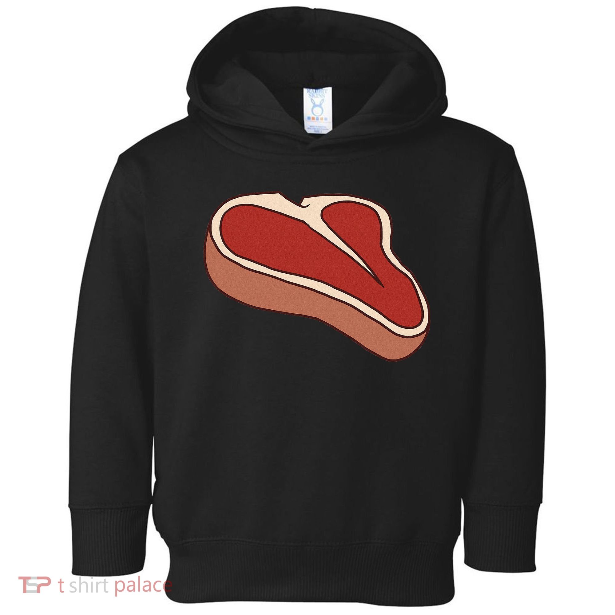 T Bone Steak Last Minute Halloween Costume Funny Gift Toddler Hoodie