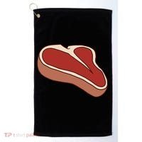T Bone Steak Last Minute Halloween Costume Funny Gift Golf Towel thumb 0