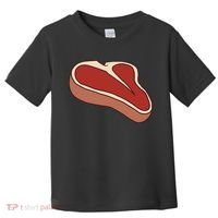 T Bone Steak Last Minute Halloween Costume Funny Gift Toddler T-Shirt thumb 0