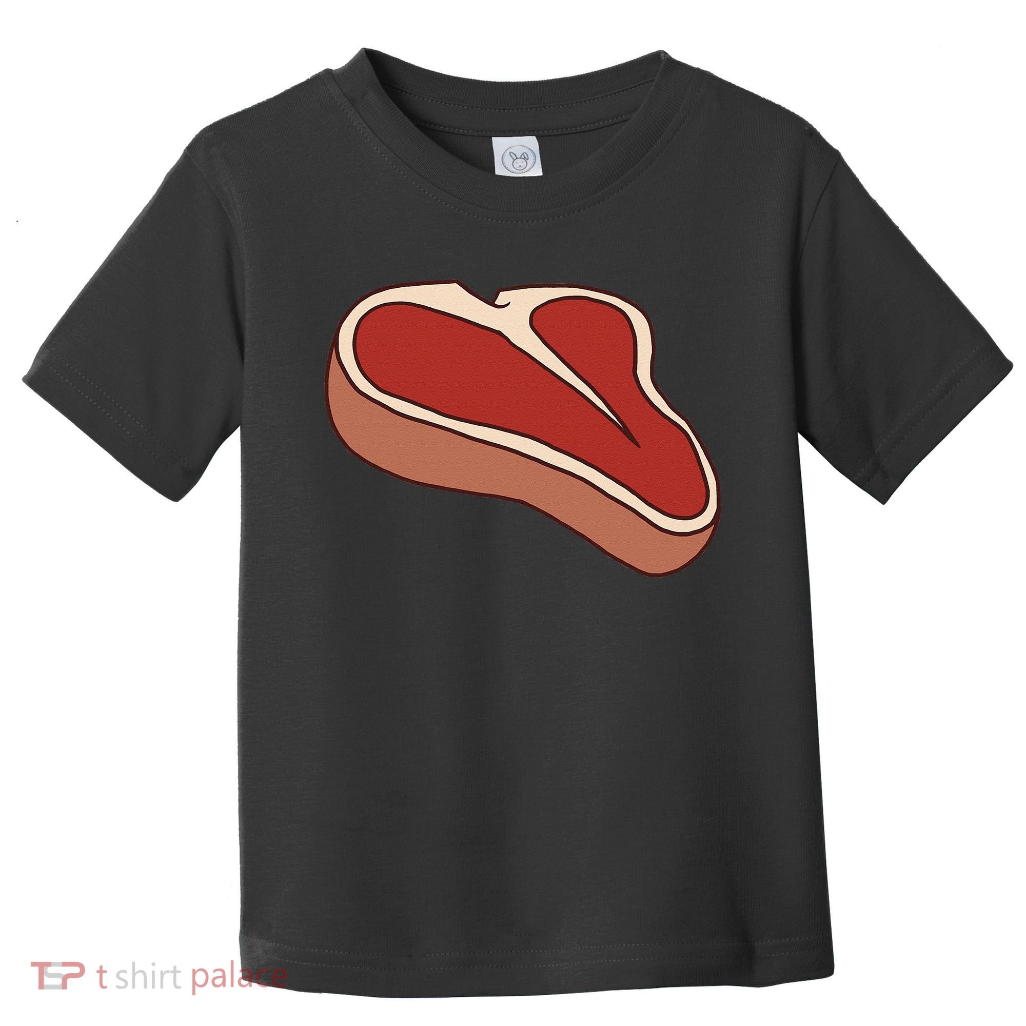 T Bone Steak Last Minute Halloween Costume Funny Gift Toddler T-Shirt