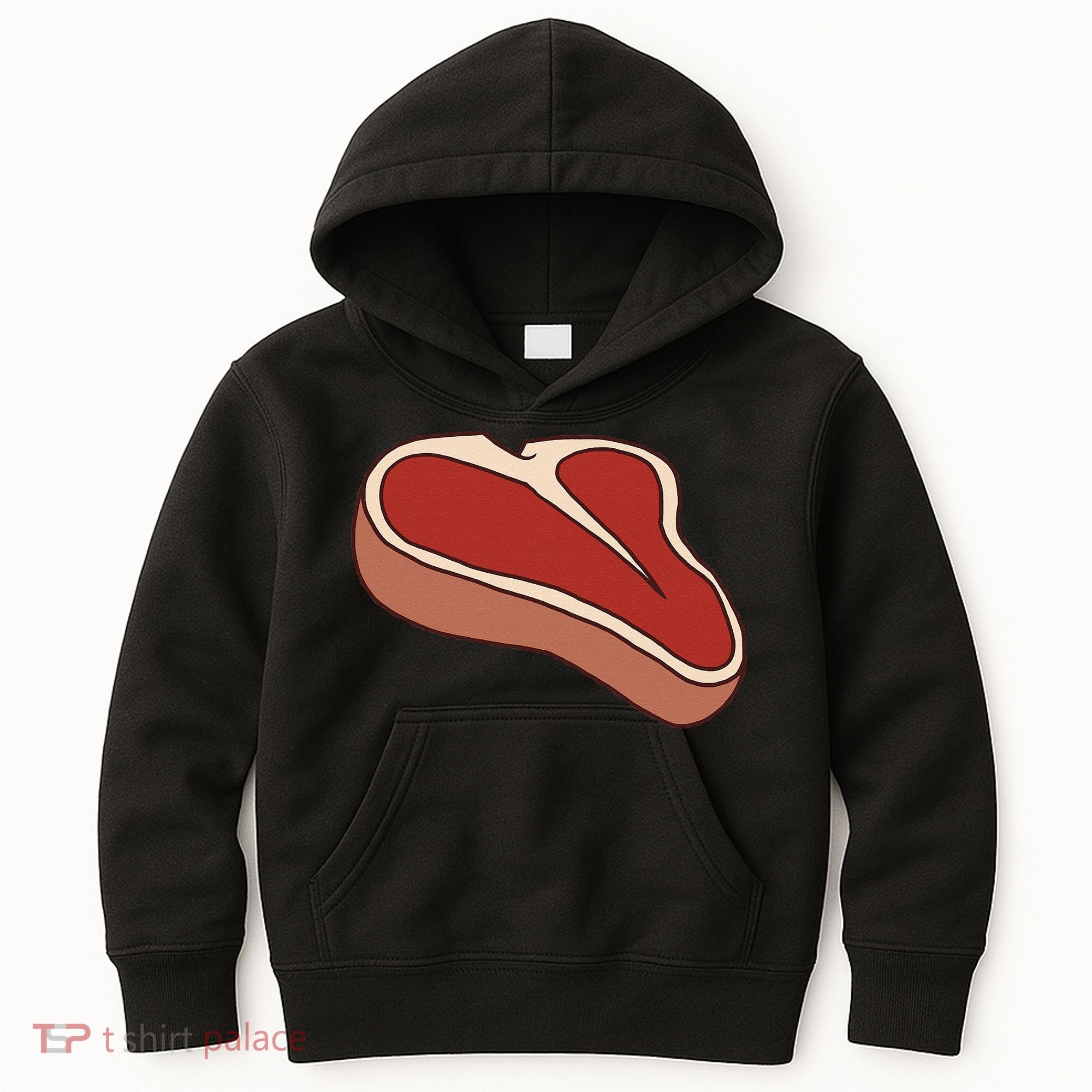 T Bone Steak Last Minute Halloween Costume Funny Gift Kids Hoodie