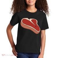 T Bone Steak Last Minute Halloween Costume Funny Gift Kids T-Shirt thumb 2