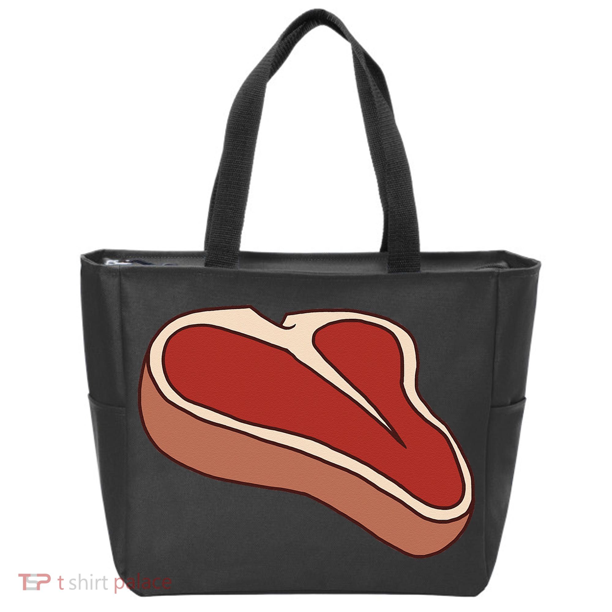 T Bone Steak Last Minute Halloween Costume Funny Gift Tote Bag