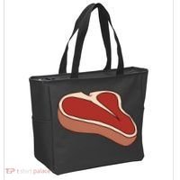 T Bone Steak Last Minute Halloween Costume Funny Gift Tote Bag thumb 2