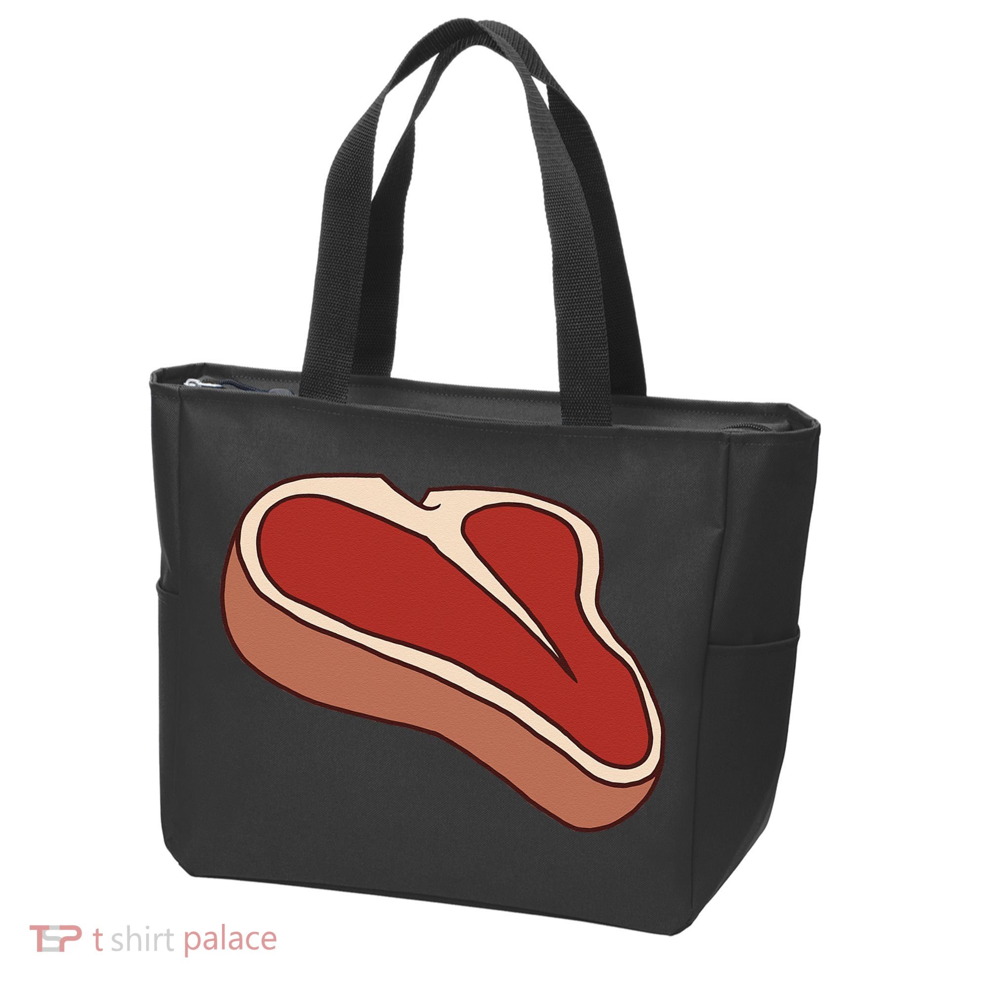 T Bone Steak Last Minute Halloween Costume Funny Gift Tote Bag