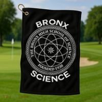The Bronx Science High School Of Founded 1938 Golf Towel thumb 1