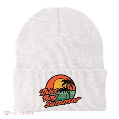 Thicc Boy SummerFunny Retro Vintage Design Beanie