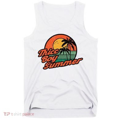 Thicc Boy SummerFunny Retro Vintage Design Tank Top