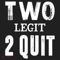 Two Birthday Two Legit 2 Quit Funny Women's Sweatshirt thumb 2