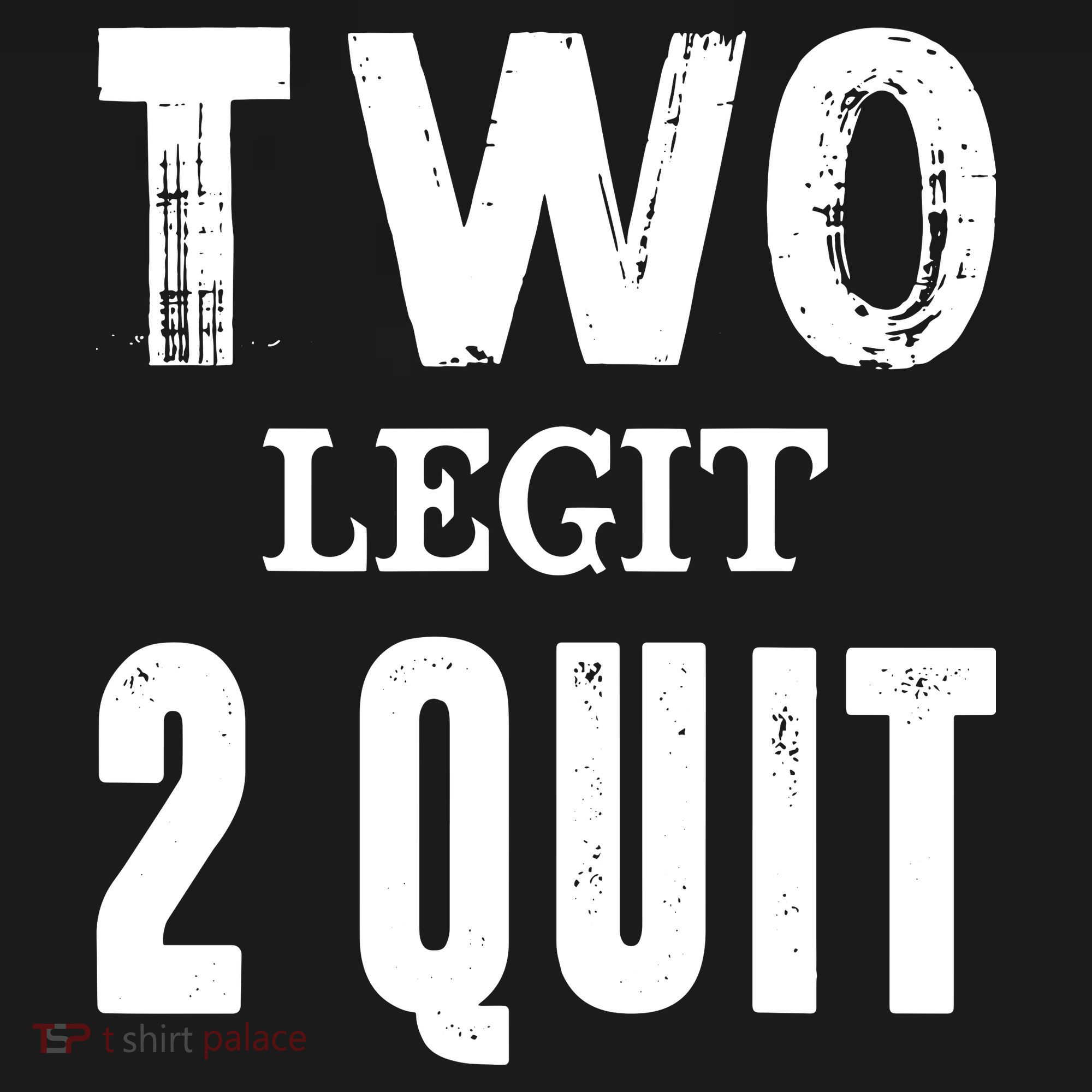 Two Birthday Two Legit 2 Quit Funny Tank Top