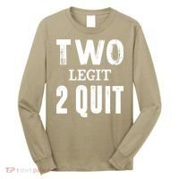 Two Birthday Two Legit 2 Quit Funny Long Sleeve Shirt thumb 0