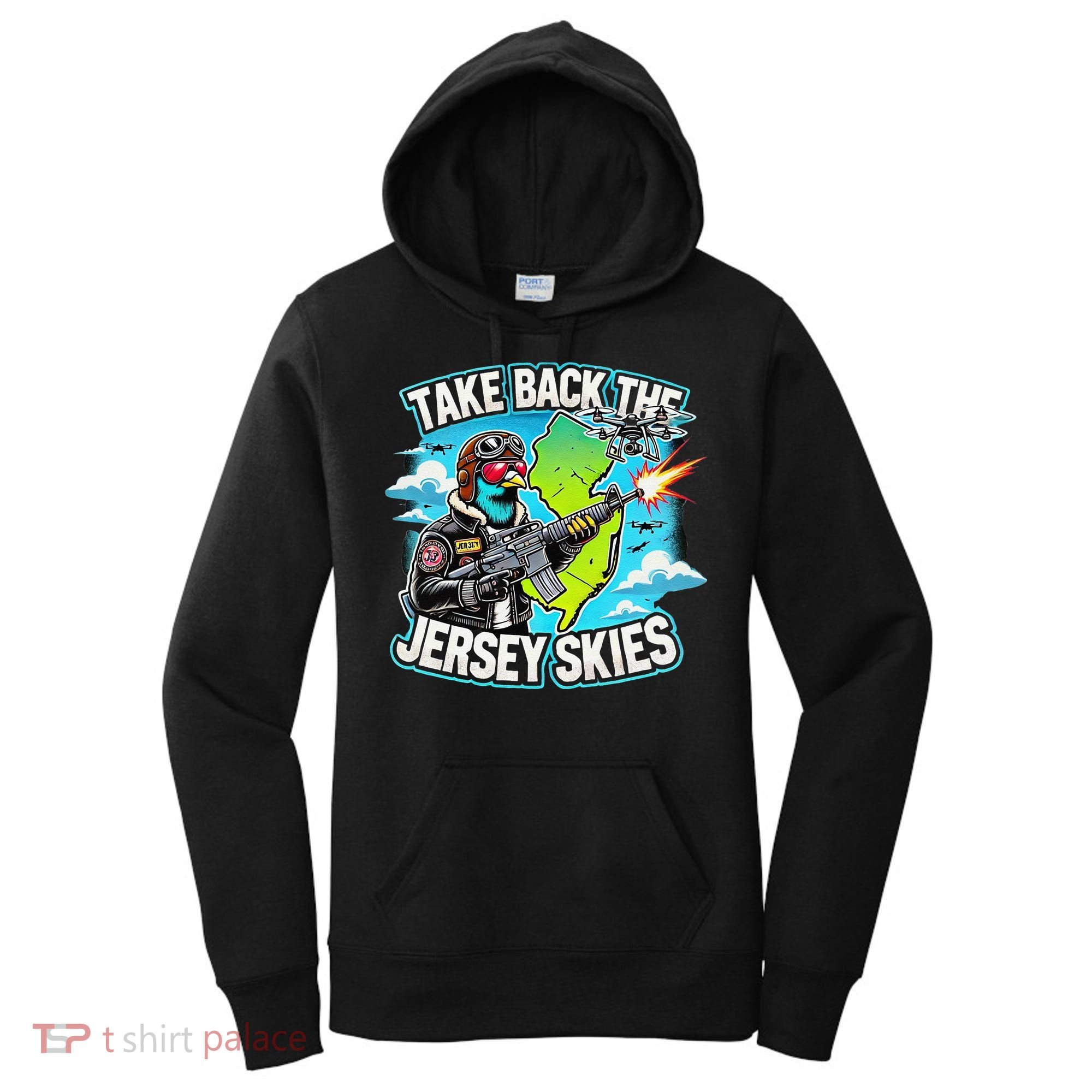 Take Back The Skies New Jersey Mystery Drones Women's Hoodie