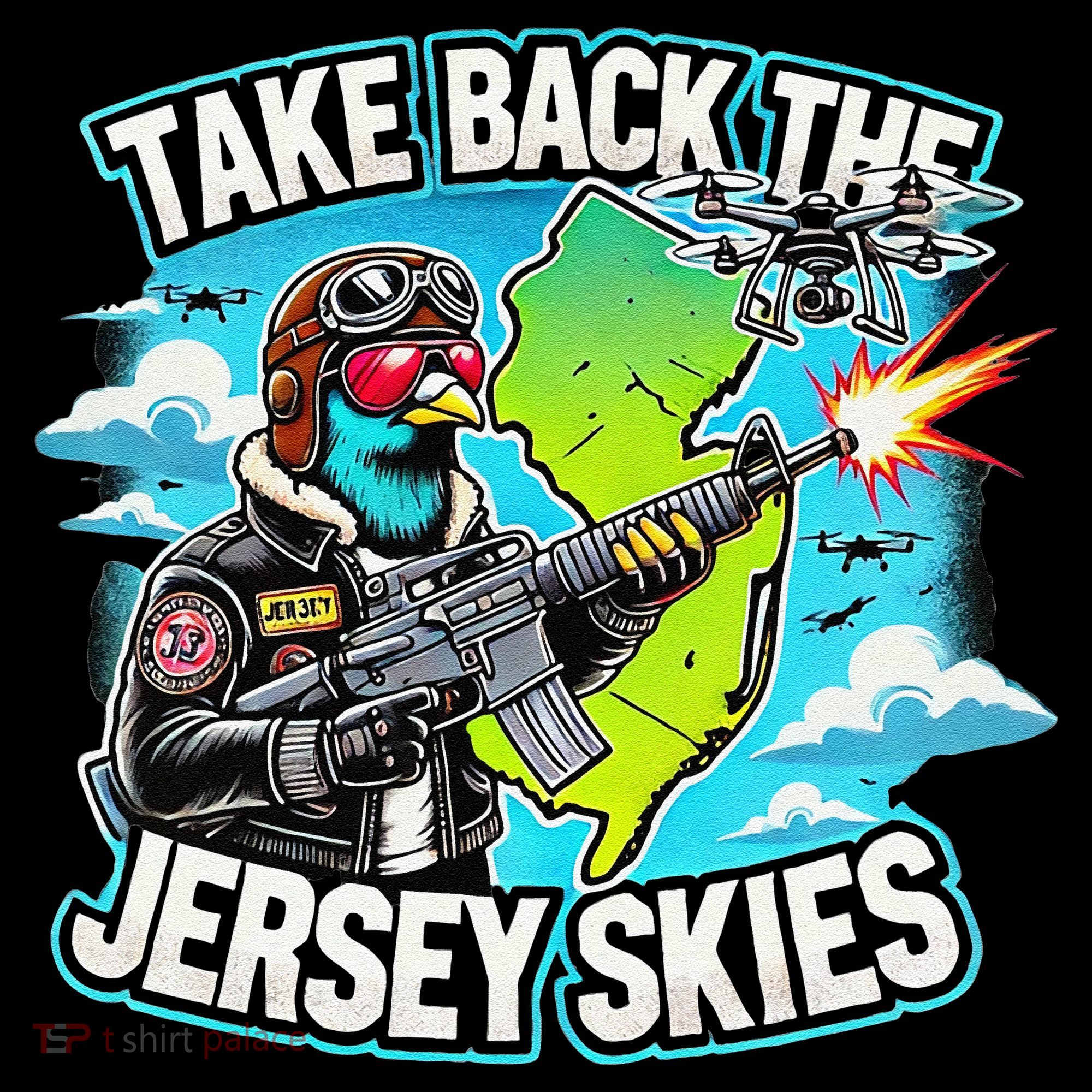 Take Back The Skies New Jersey Mystery Drones Women's Hoodie