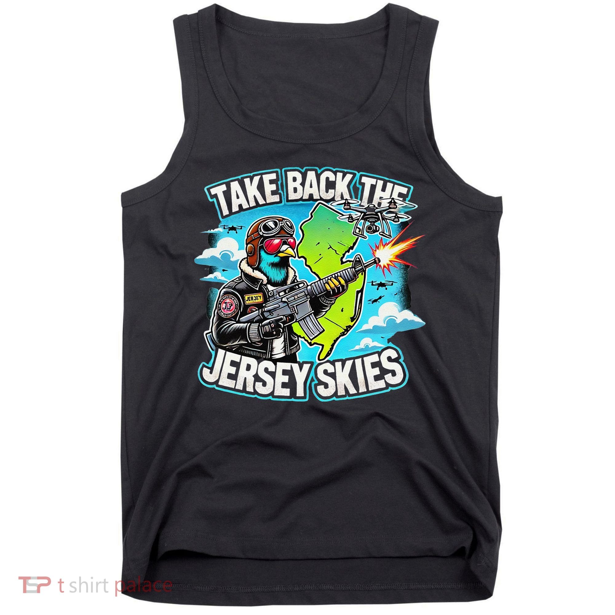 Take Back The Skies New Jersey Mystery Drones Tank Top