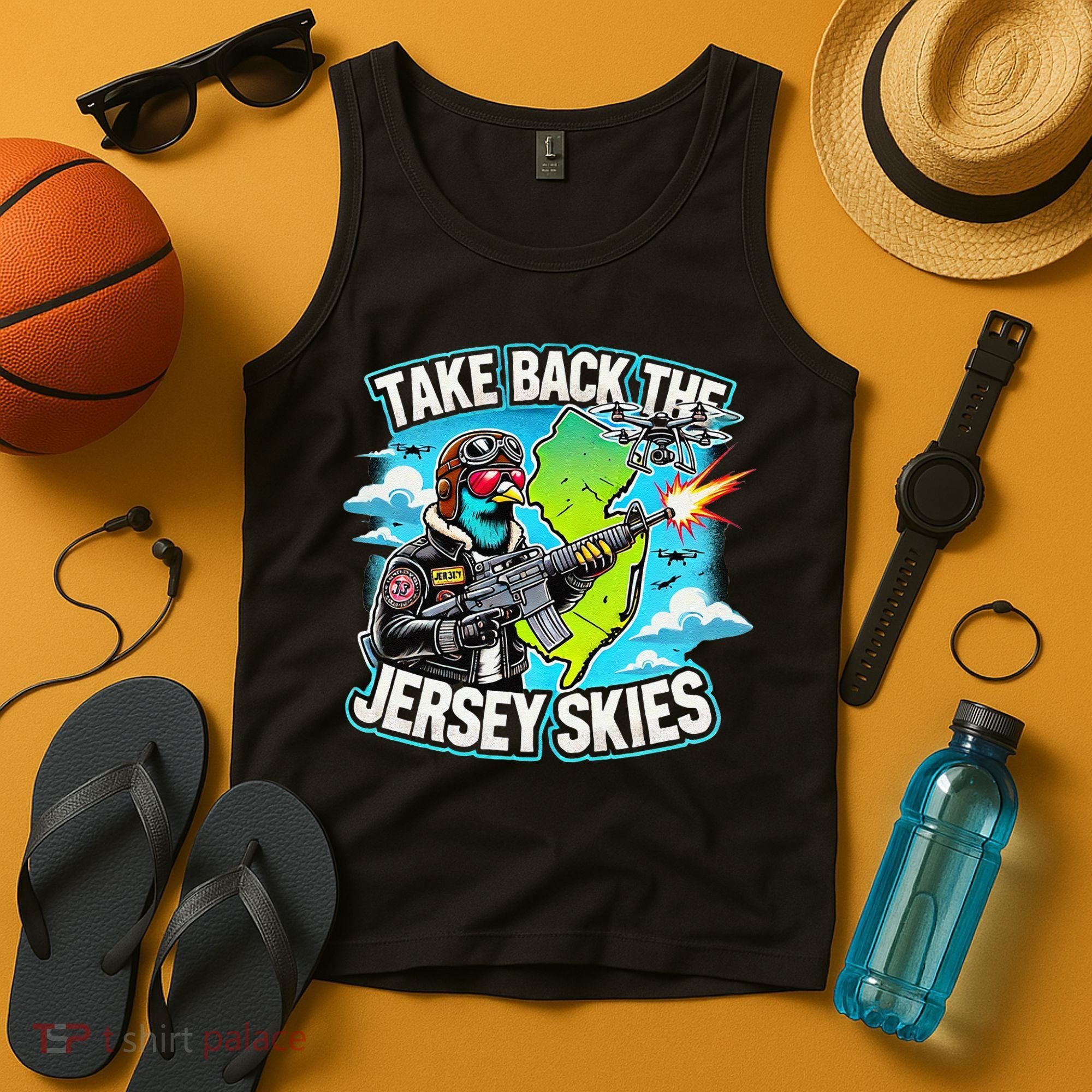 Take Back The Skies New Jersey Mystery Drones Tank Top