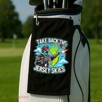Take Back The Skies New Jersey Mystery Drones Golf Towel thumb 2