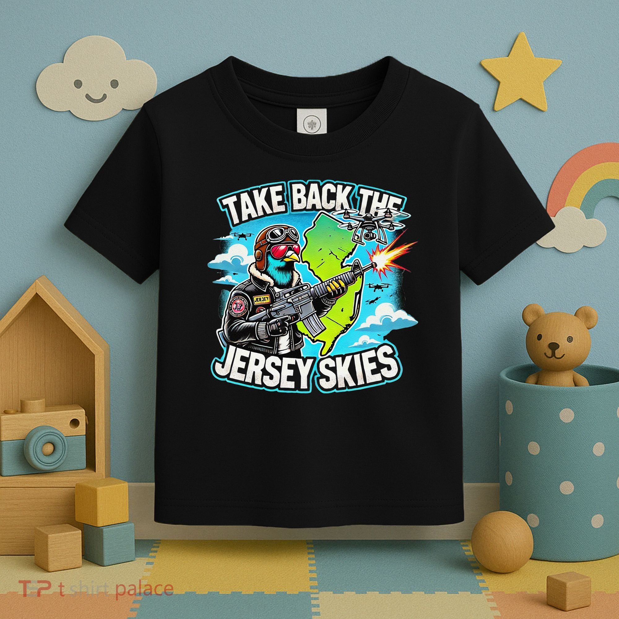 Take Back The Skies New Jersey Mystery Drones Toddler T-Shirt
