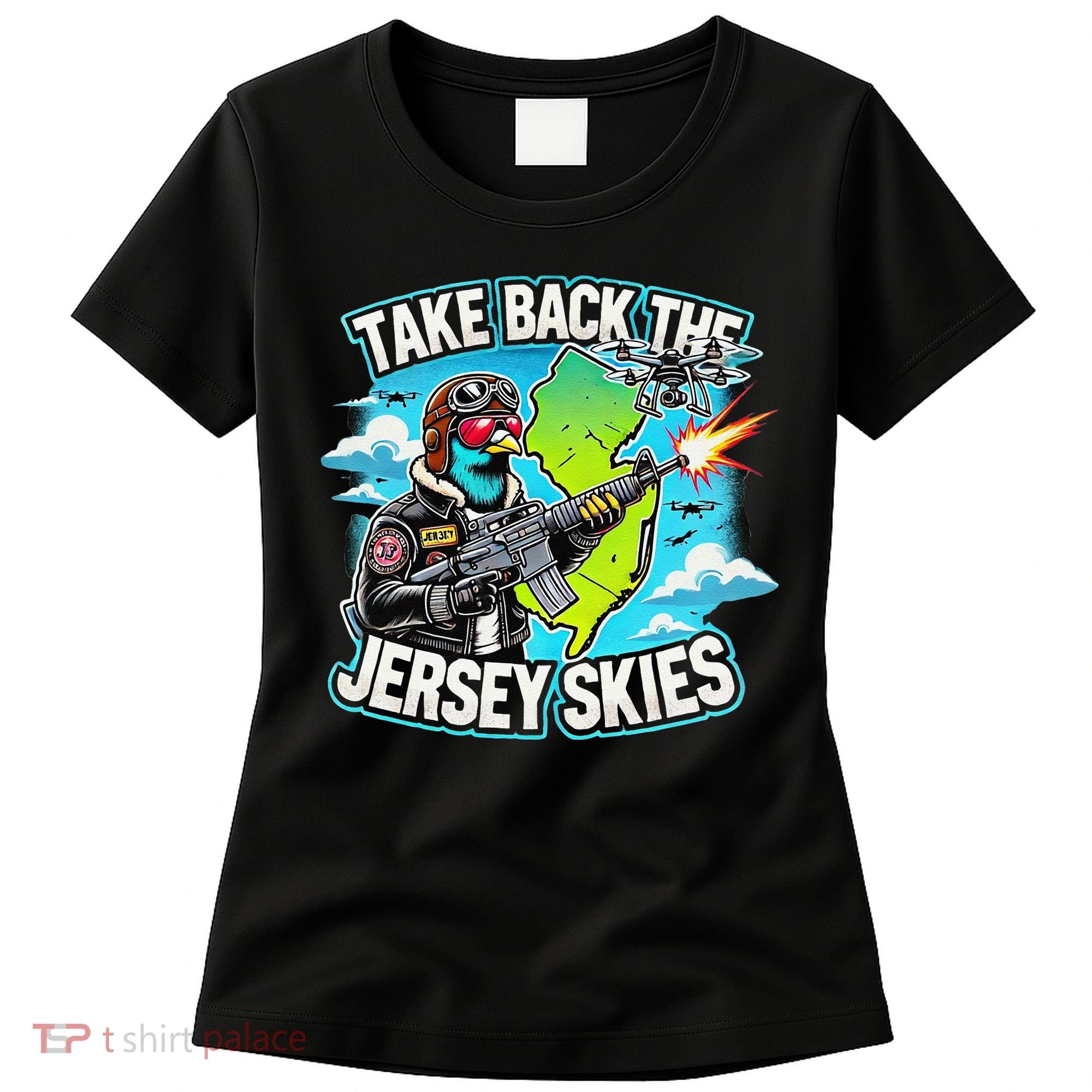 Take Back The Skies New Jersey Mystery Drones Women's T-Shirt