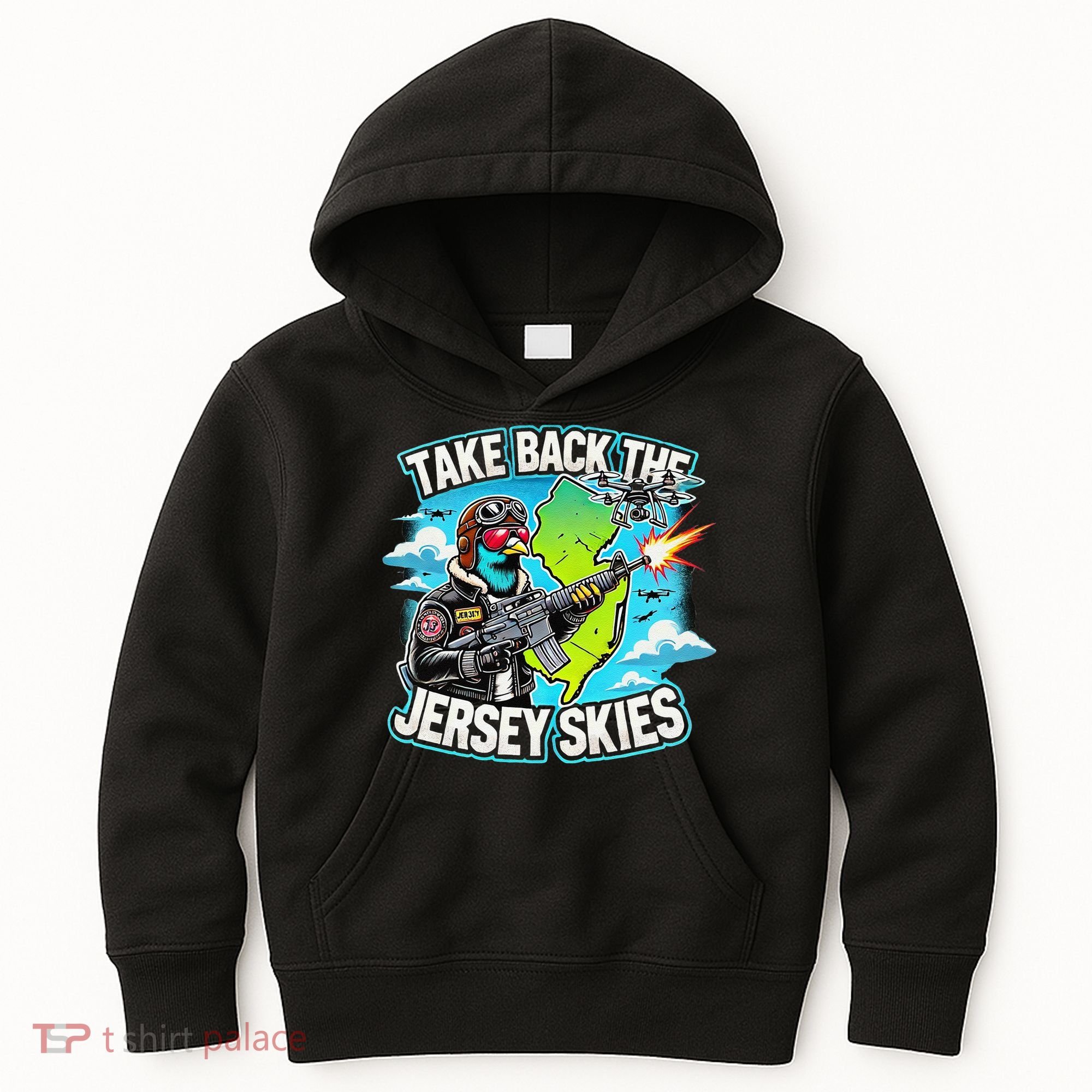 Take Back The Skies New Jersey Mystery Drones Kids Hoodie