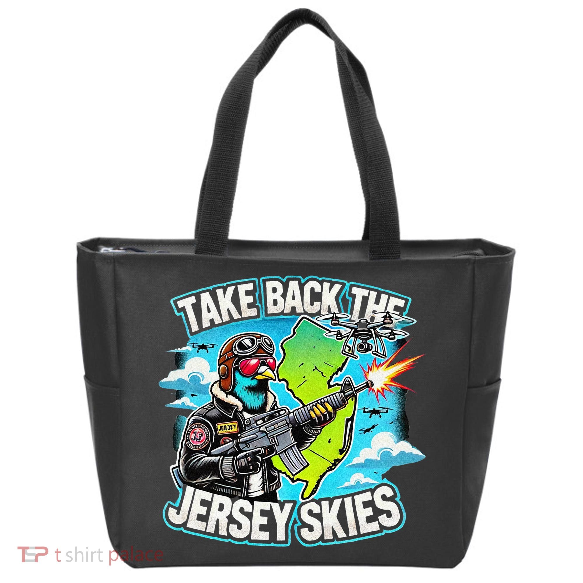 Take Back The Skies New Jersey Mystery Drones Tote Bag