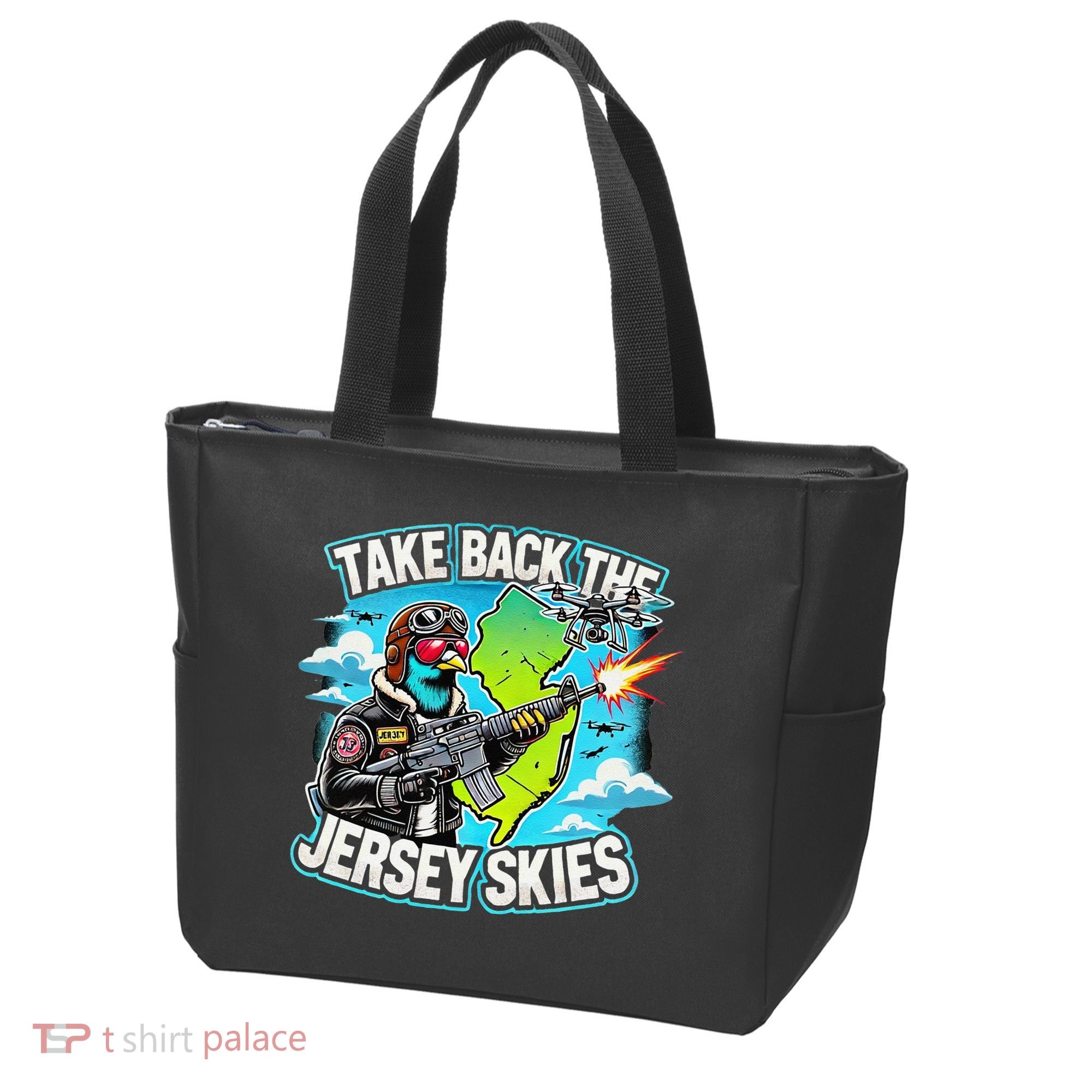 Take Back The Skies New Jersey Mystery Drones Tote Bag