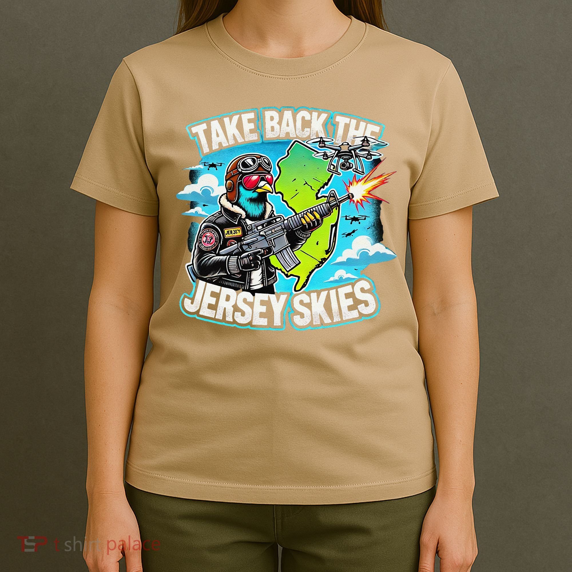Take Back The Skies New Jersey Mystery Drones T-Shirt