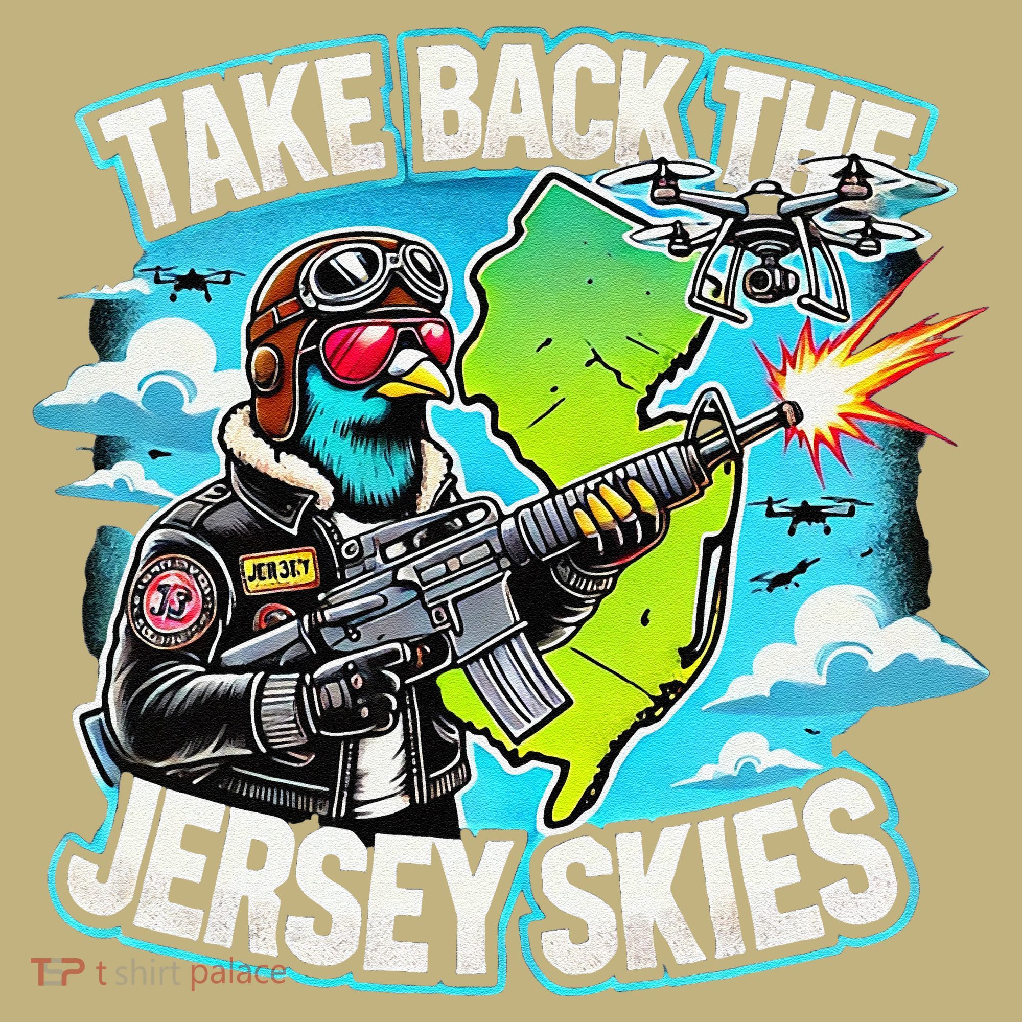 Take Back The Skies New Jersey Mystery Drones Polo
