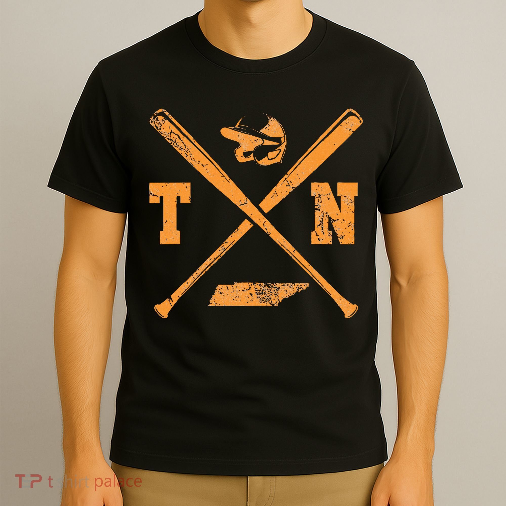 Tn Baseball Team Tennessee Player T-Shirt