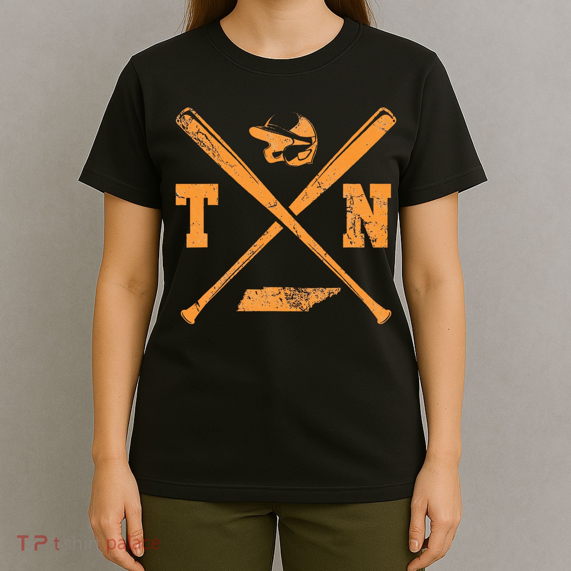 Tn Baseball Team Tennessee Player T-Shirt