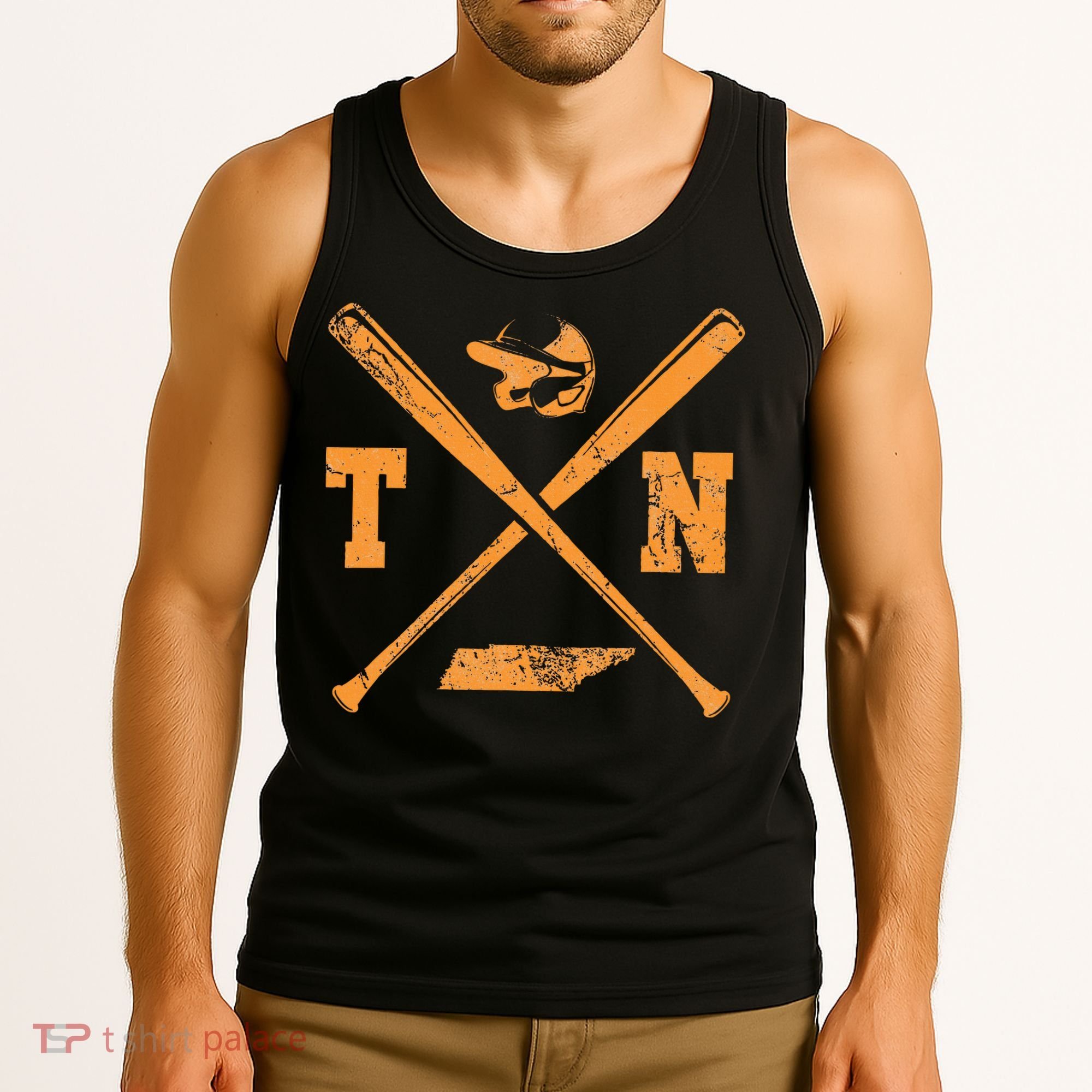 Tn Baseball Team Tennessee Player Tank Top