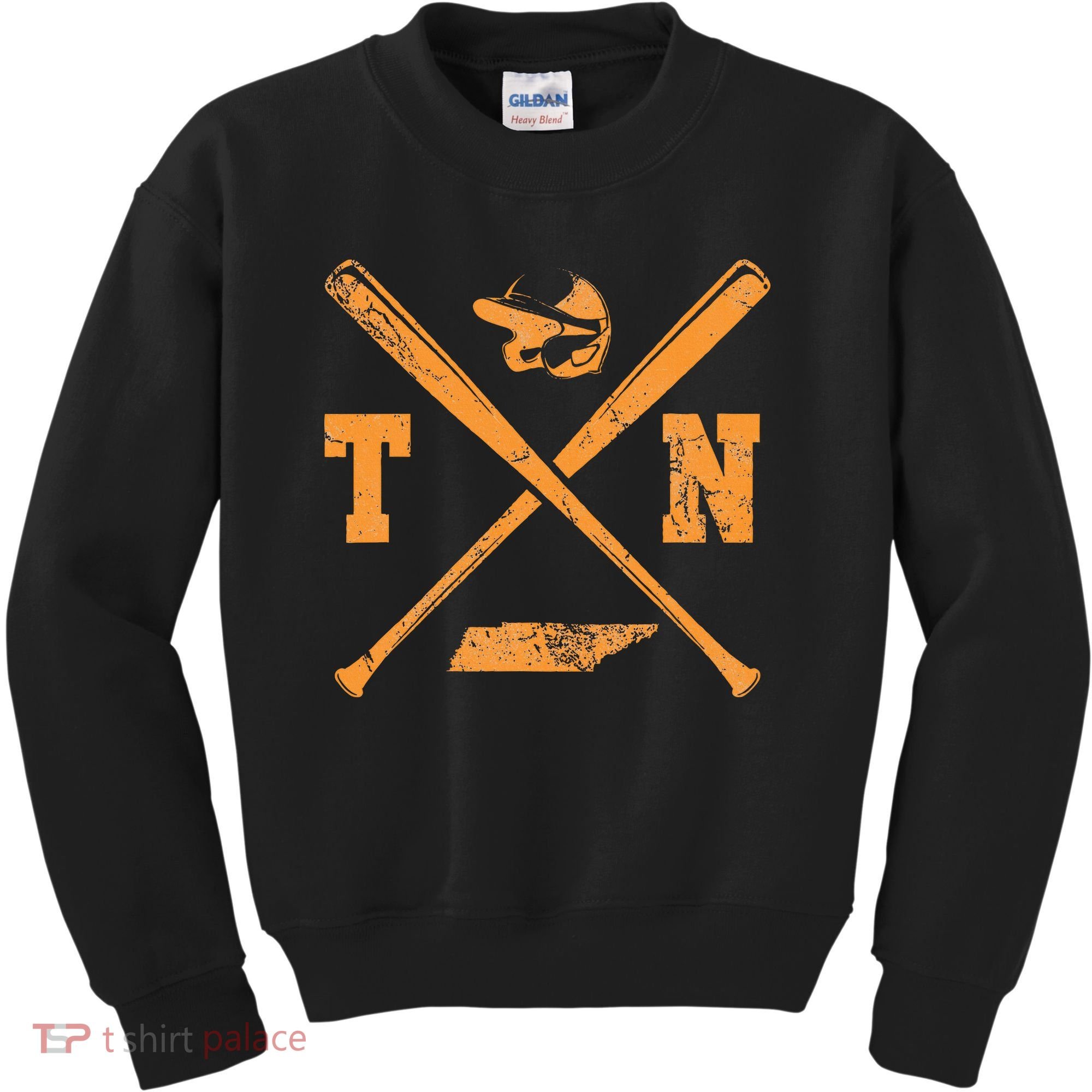 Tn Baseball Team Tennessee Player Kids Sweatshirt