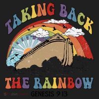 Taking Back The Rainbow Christian Jesus Rainbow Ship Women's Sweatshirt thumb 2