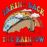 Taking Back The Rainbow Christian Jesus Rainbow Ship Santa Hat thumb 1