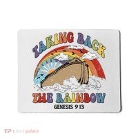Taking Back The Rainbow Christian Jesus Rainbow Ship Mousepad thumb 0
