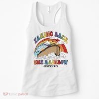 Taking Back The Rainbow Christian Jesus Rainbow Ship Women's Tank Top thumb 0