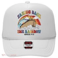 Taking Back The Rainbow Christian Jesus Rainbow Ship Hat thumb 0