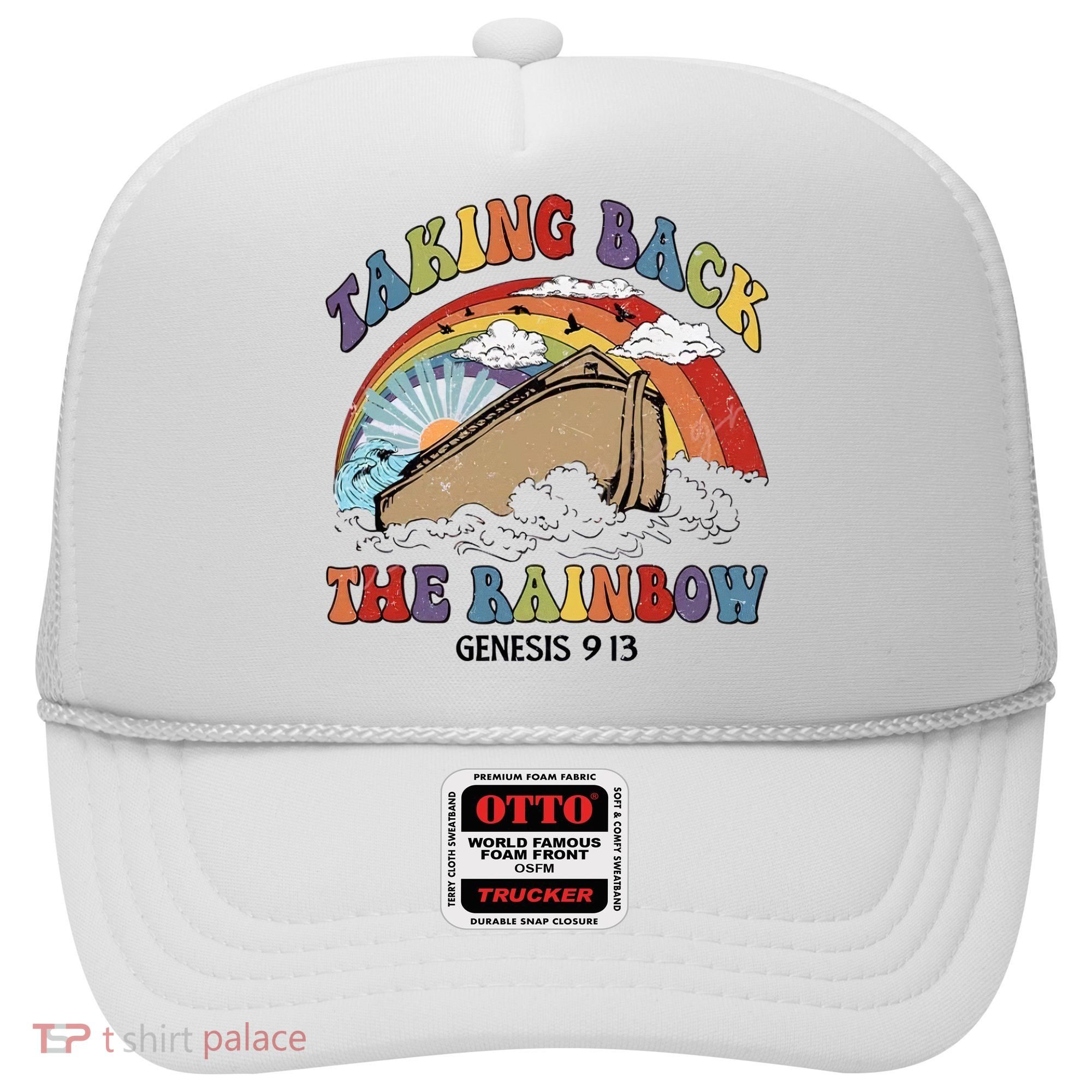 Taking Back The Rainbow Christian Jesus Rainbow Ship Hat