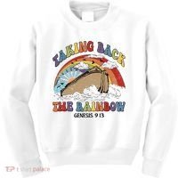 Taking Back The Rainbow Christian Jesus Rainbow Ship Kids Sweatshirt thumb 0