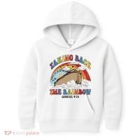 Taking Back The Rainbow Christian Jesus Rainbow Ship Kids Hoodie thumb 0