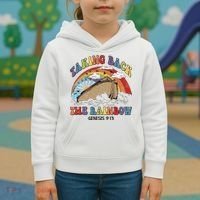 Taking Back The Rainbow Christian Jesus Rainbow Ship Kids Hoodie thumb 3